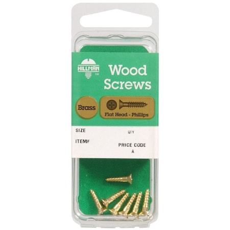 Wood Screw, Phillips Drive, 10 PK